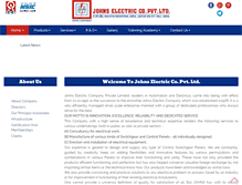 Tablet Screenshot of johnselectric.in